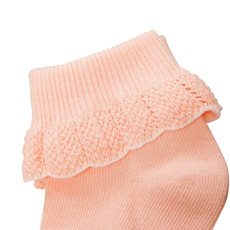 6 Pairs Lace Baby Socks 0-3 Cotton Mix Princess for Years Girls Toddlers for Newborn Socks Colors