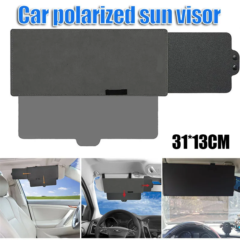 

Portable Car Sun Visor Protects from Sun Glare UV Resistance Multifunctional Extendable Sun Blocker TD326