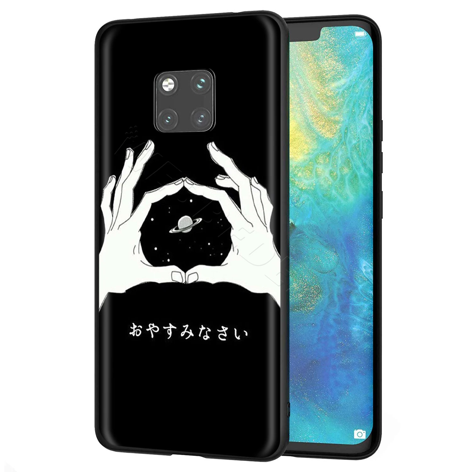 Webbedepp грустный аниме Vaporwave эстетический чехол для Huawei P8 P9 P10 P20 P30 Lite Pro P Smart Z 2019