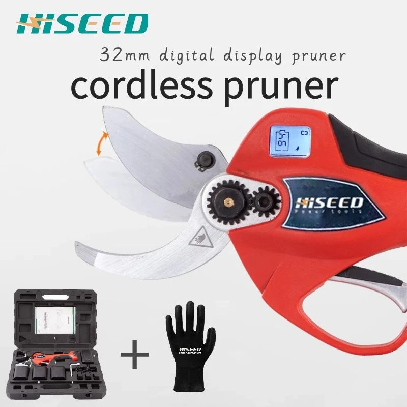  32mm Cordless Electric Pruner Light Weight Portable Pruner