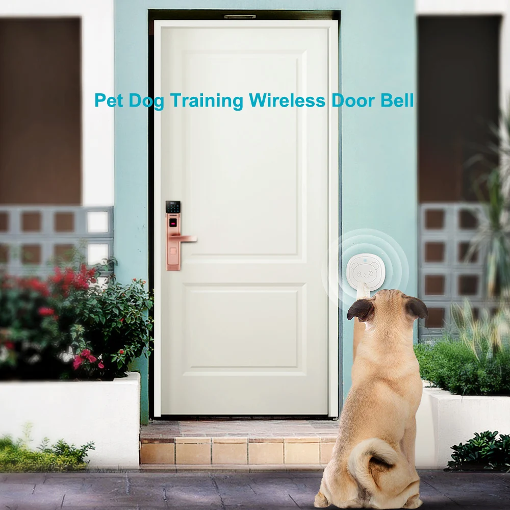 Pet Dog Doorbells Wireless Door Bell House-training Multifunction Sensor Motion (Receiver & Transmitters) Training Tool-2