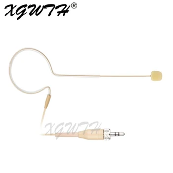 

Single Ear Hanging Condenser Microphone Headset Headworn Mic 3.5mm Stereo Locking Screw for Sennheiser Wireless Bodypack System