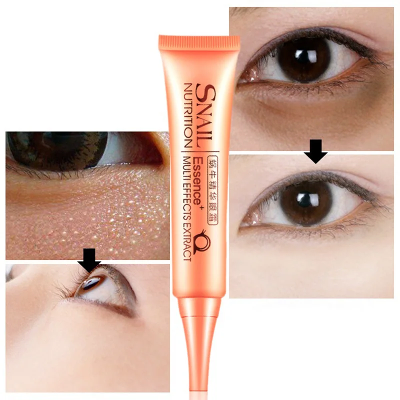 

Snail Eye Cream Under Eye Dark Circle Remover Anti Aging Puffiness Anti Wrinkle Moisturizing Eye Cream Eye Care Hot Sale TSLM1