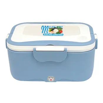 

12V 110V/220V Portable Electric Heating Stainless Steel Lunch Box Home Car Dual Use Rice Box Food Warmer Dinnerware Set