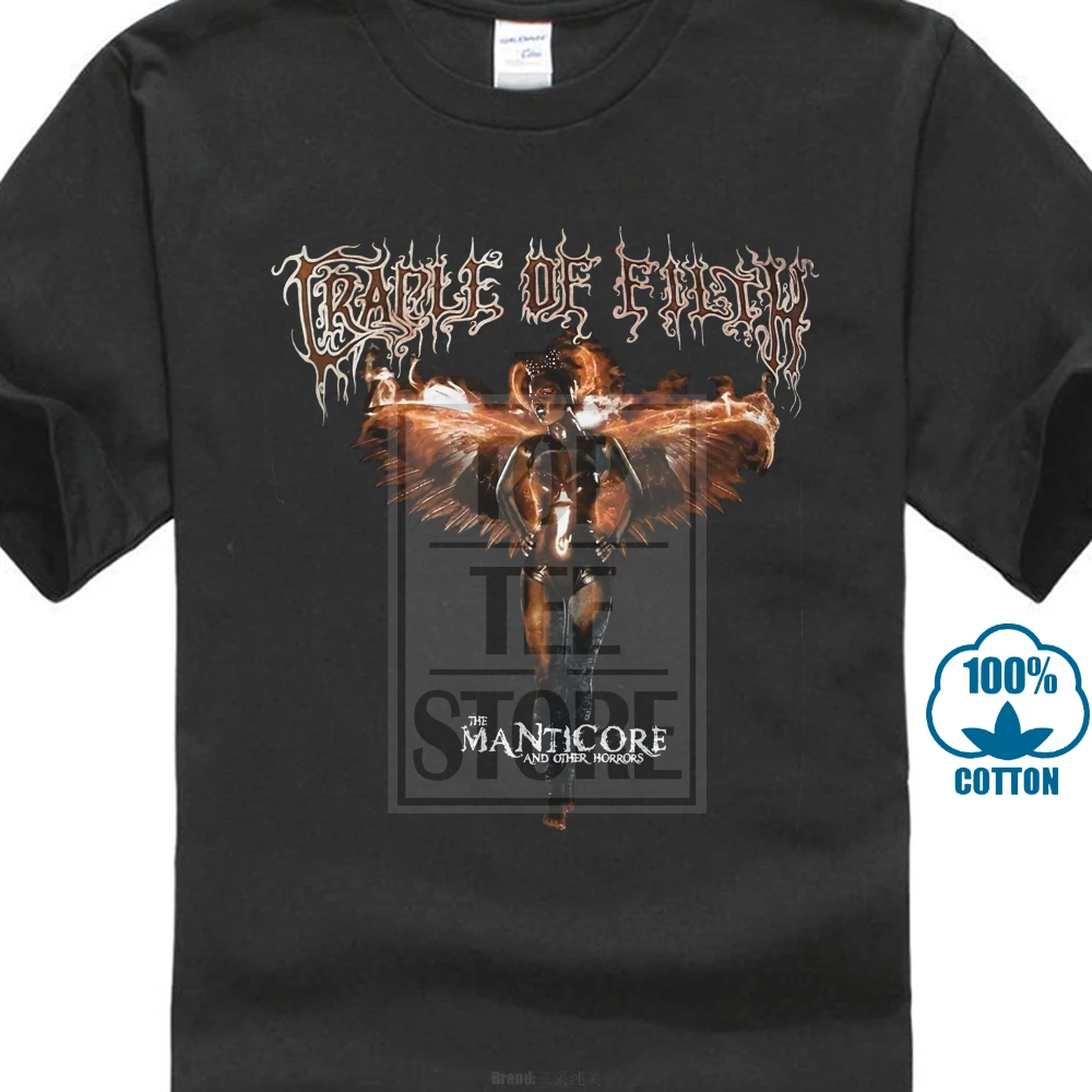 Cradle Of Filth Мужская футболка Manticore и другие ужасы пожарный демон изображение 018986 |