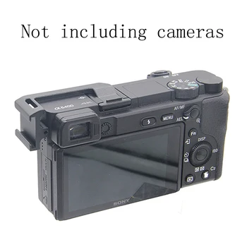 

Camera Extension Cold Shoe Adapter Microphone Attach Accessories Left Side DSLR Vlog Durable Plate For Sony A6400 A6500
