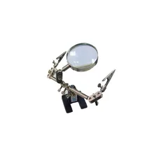 

1 Pcs Electronic Repair Magnifying Glass Holder Clip-On Magnifying Glass Magnifying Glass Welding Maintenance Auxiliary Tools