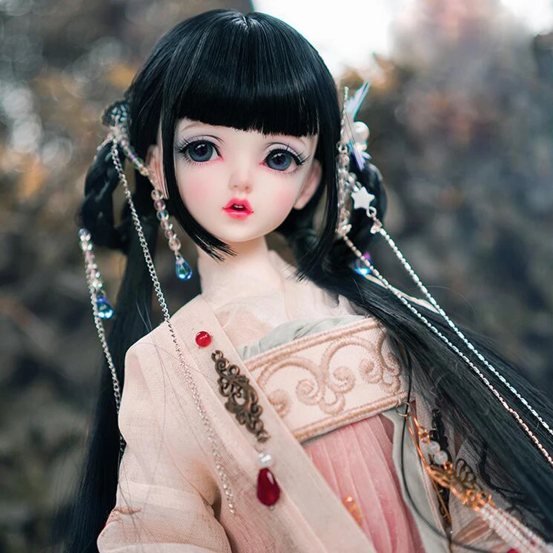 1/3 1/4 1/6 Bjd парик высокая температура длинный модный Античный стиль SD для BJD кукла