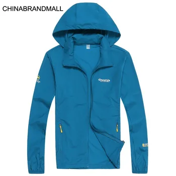 

Season Men Plus Fat Plus Size With Cap Sun Protection Clothing Tide Fat Male Leisure Waterproof Speed Dry Skin Clothing