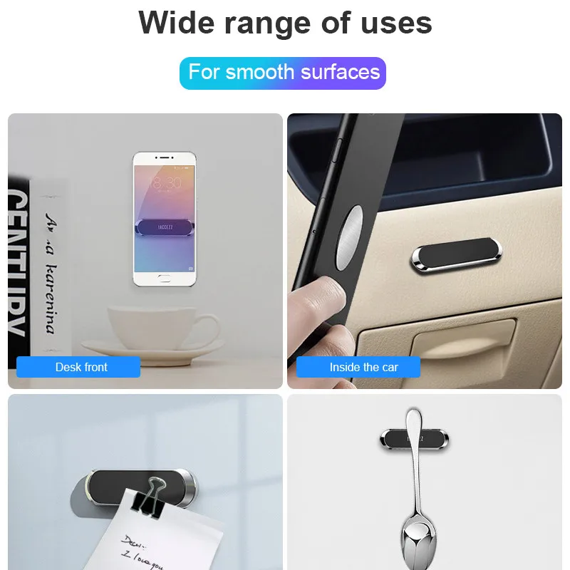 Мини Магнитный Универсальный Автомобильный держатель для телефона металлические магнитные пластины сотовая подставка для iPhone samsung Xiaomi автомобильный смартфон Вентиляционное крепление