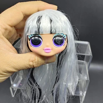 LOL Surprise-muñecas con cabeza de cabello largo para niñas, juguetes para chico, regalo de cumpleaños