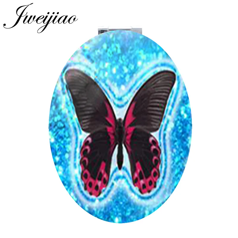 JWEIJIAO Dreamy Butterfly модная игра овальное портативное полиуретановое зеркало Китайская классическая мифологическая Бабочка Мечта espejo FQ291 - Цвет: JS06