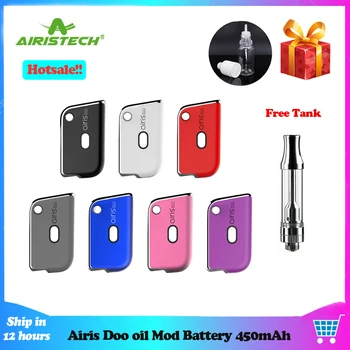 

Original AIRISTECH airis Doo Vape Box Kit 450mAh Vaporizer with 510 Thread CBD Tank Portable Vape Pen E Cigarette Starter Kit