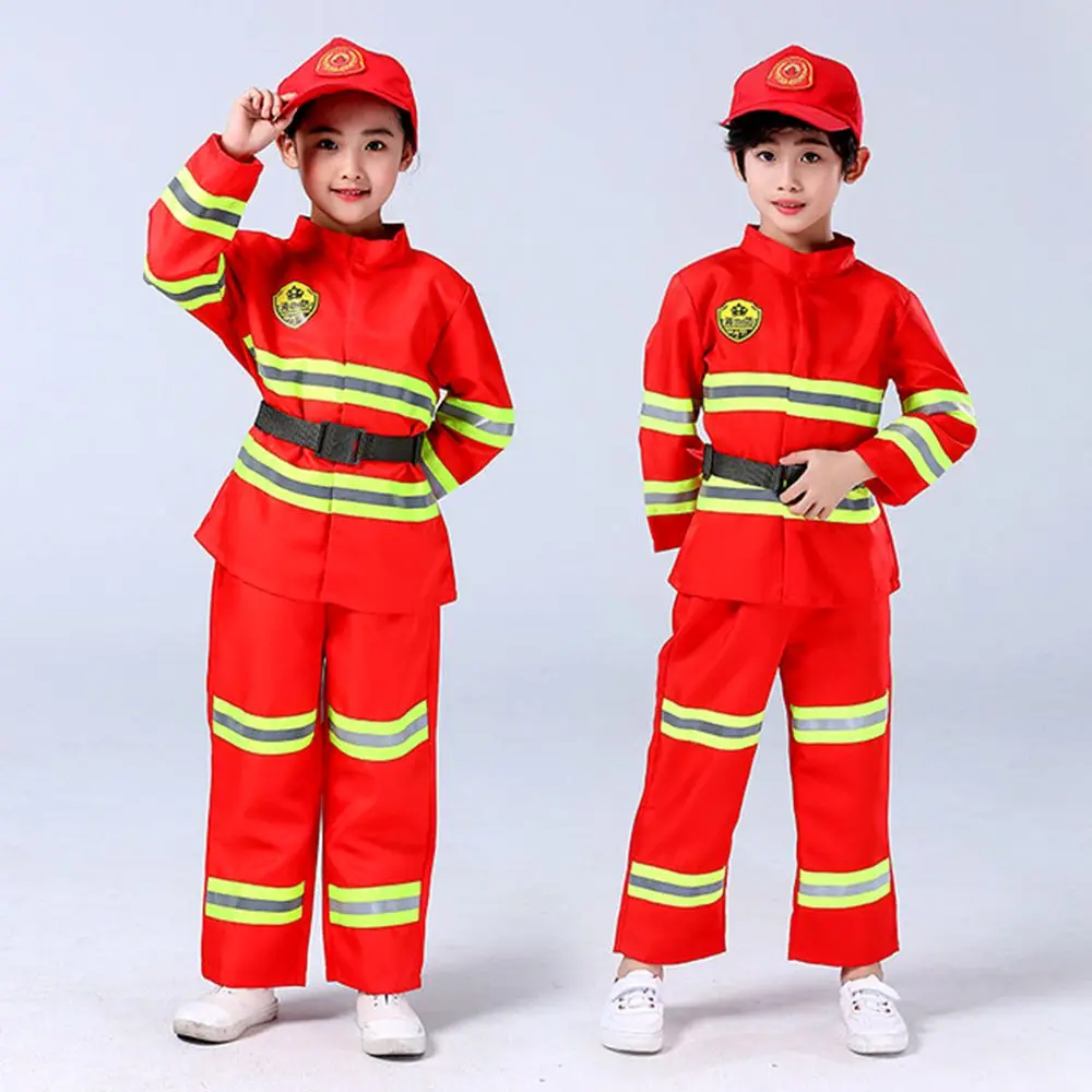 Детский костюм для косплея пожарного вечерние костюмы мальчиков и девочек TJM3003 |