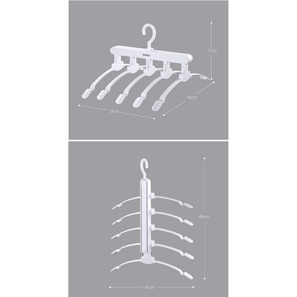 ECOCO складная вешалка для одежды, экономия пространства, Волшебная вешалка для одежды, сушилка для белья, сушилка для белья