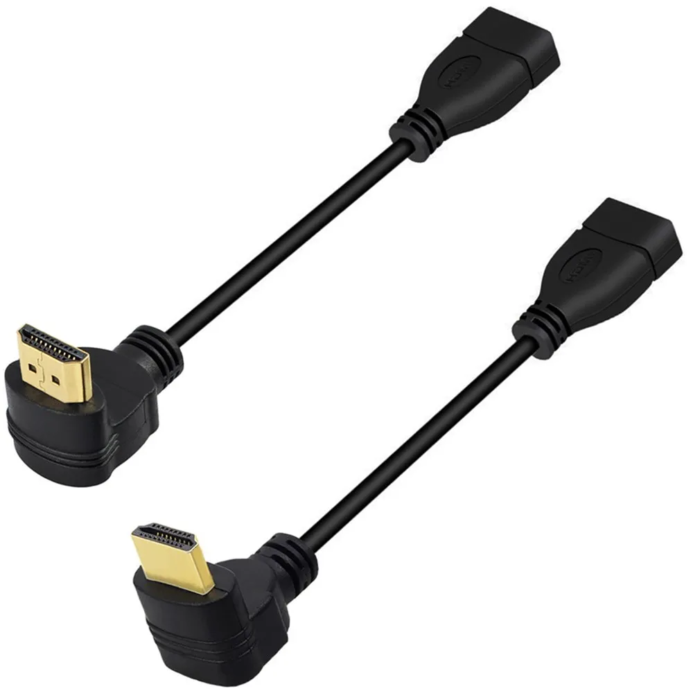 HDMI Extension Cable Angled 90 270 Degree Male to Female Cable HDMI