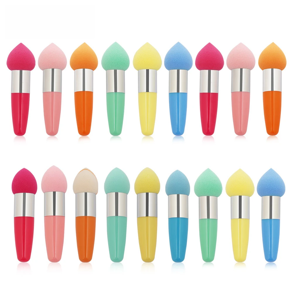 

New sale 1PC Foundation Powder BB Cream Makeup Sponge Brush Cosmetic Beauty Soft Puff Smooth Highlight Face Make Up Brush Tool