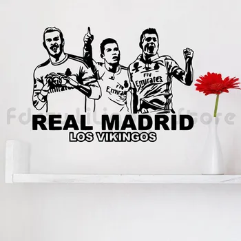 

Creatieve Real Madrid Los Vikingos Muurstickers Decor Voor Kinderkamer Woonkamer Decor Verwijderbare MuurschilderingF104