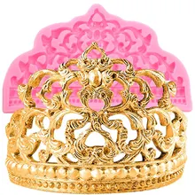 Baroque Style Crown Silicone Mold/Mould