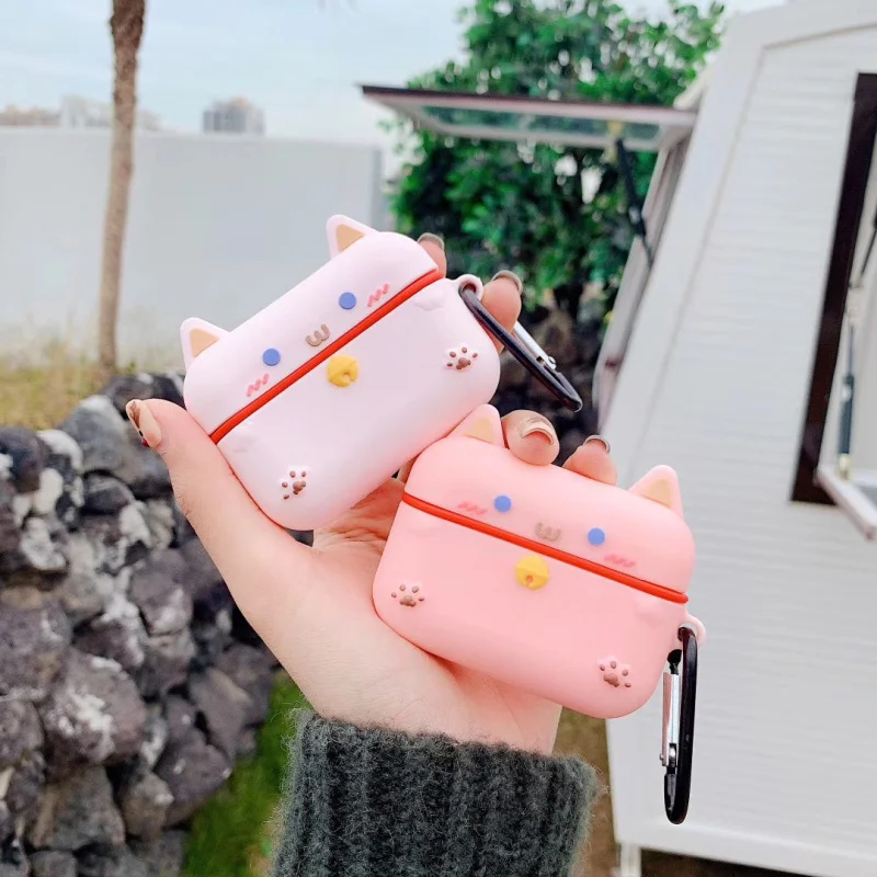 

3D Cartoon Airpods Silicone Pin Case Cover for Apple Air Cute Headphone Case, Headphone Case, Headphone Accessories