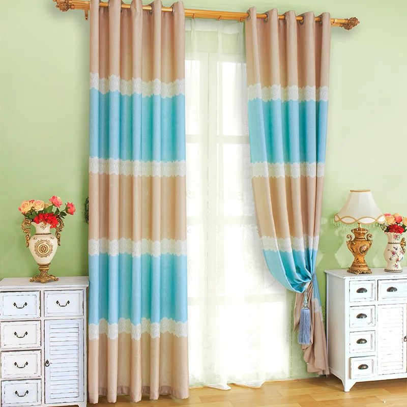 

Printed Curtain Fresh Half Shade Curtains for Living Room and For Bedroom