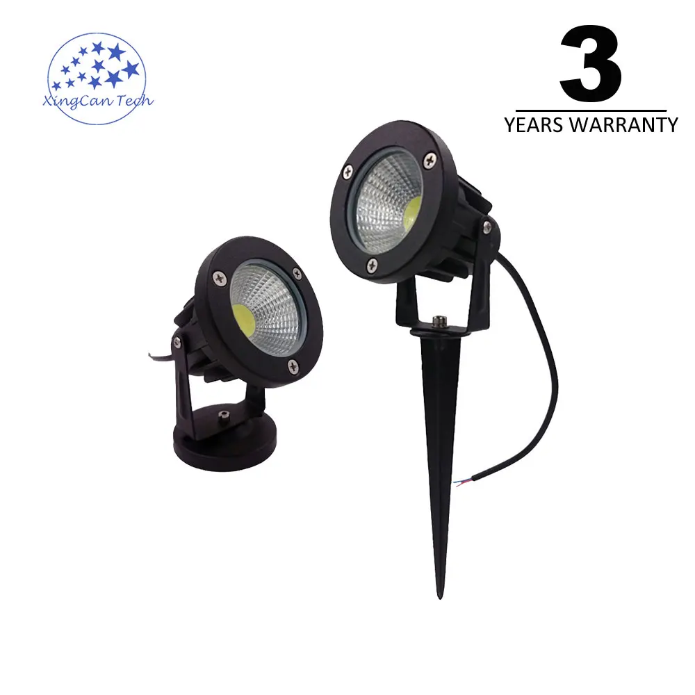 

10pcs Super Bright Outdoor Lawn 12v 110v 220v 3w LED Garden Spotlight Lighting Projector Spot light Landscape Park Garden Light