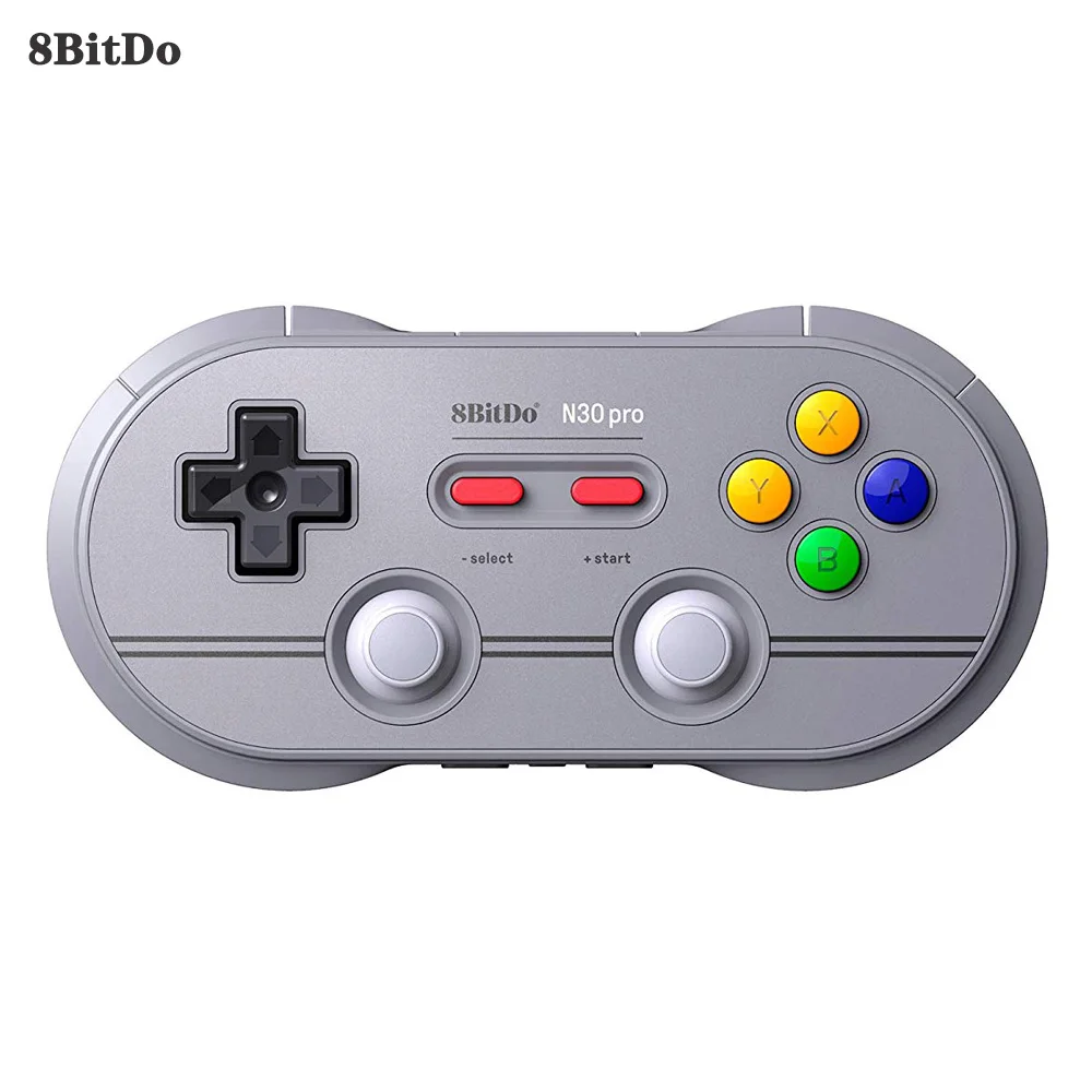 Белый WUIYBN 8BitDo N30 Pro2 Bluetooth геймпад беспроводной контроллер с джойстиком для nintendo Switch Windows macOS Android - Цвет: Белый