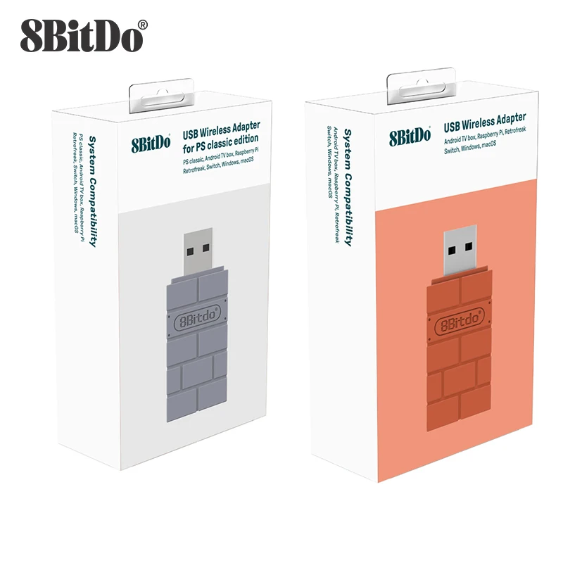 8bitdo Usb Bluetooth Receiver Adapter For Nintend Switch For Ps5 Ps4 Windows Pcs Macs Raspberry Pi