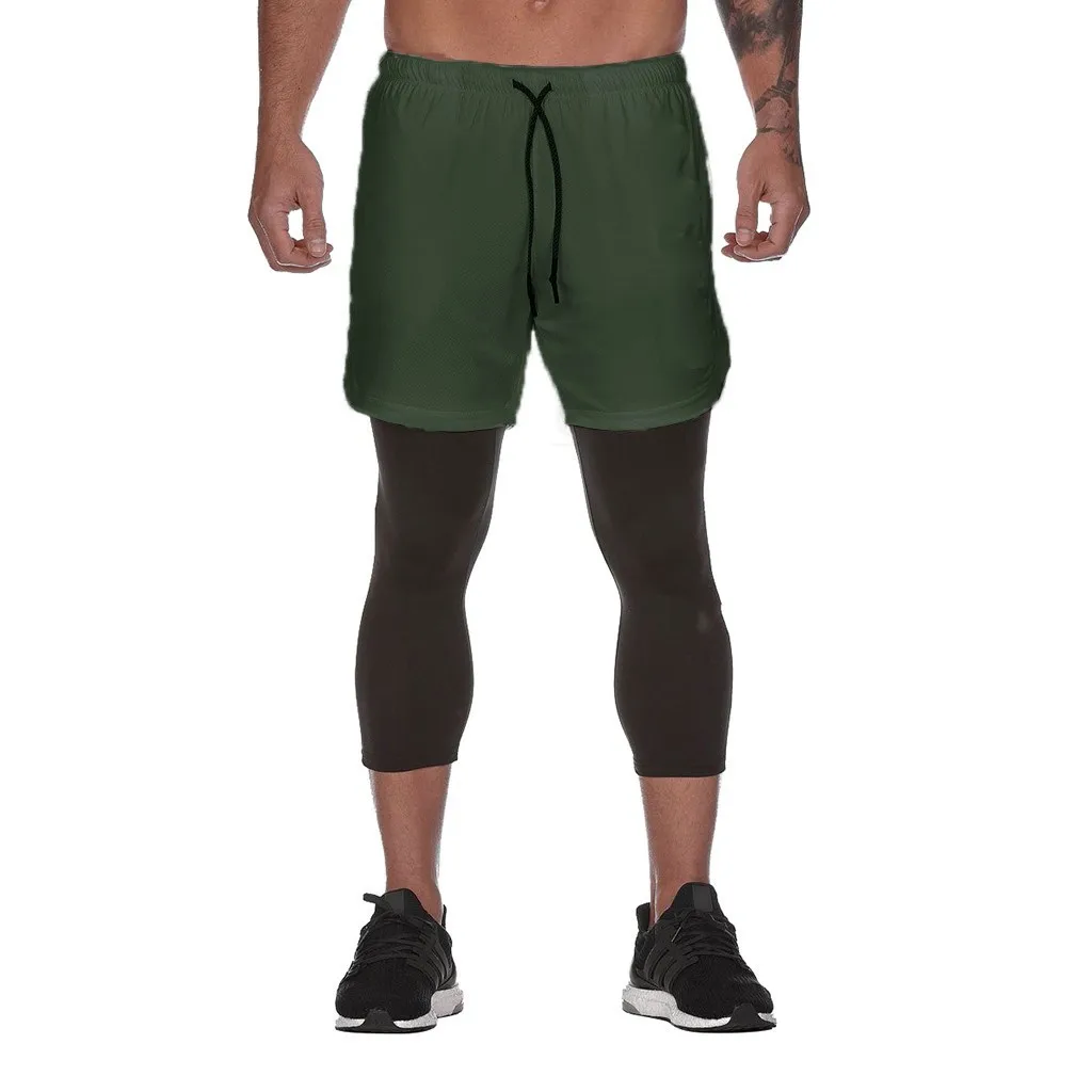 Мужская мода стиль спортивны фитнес штаны с внутренним карманом Фитнес Брюки - Цвет: AG