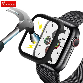 

Watch Cover for Apple Watch 5 4 3 2 1 42MM 38MM stainless steel Screen Protector case glass iWatch 4 3 44MM 40MM apple watch