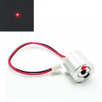 

Mini 650nm 660nm 100mW 2.5V Red Dot Laser Diode Module w/ Cable 18x18mm