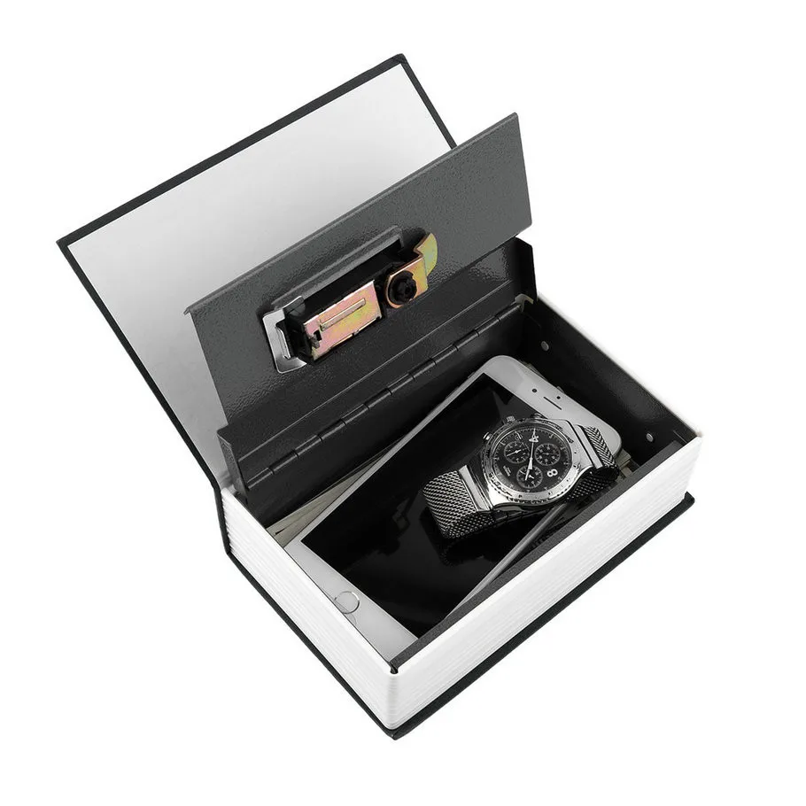 Dictionary Mini Safe Box Book Money Hidden Secret Security Safe Lock Cash Money Coin Storage Jewellery key Locker For Kid Gift