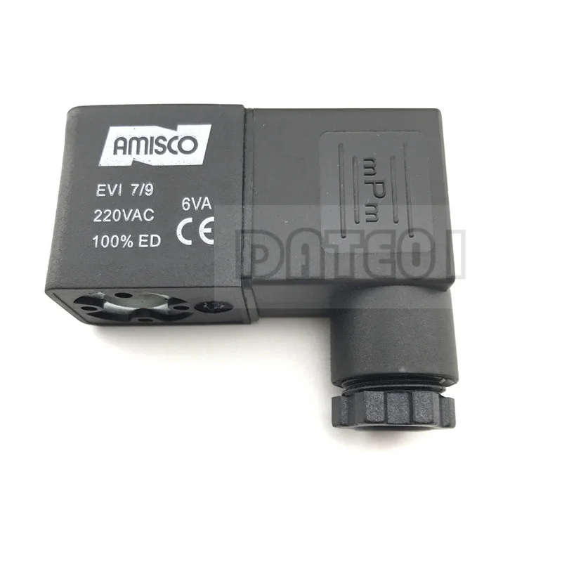 AMISCO Solenoid Valve Coil EVI 7/9 220VAC 6VA/5VA 24VDC 6.5W