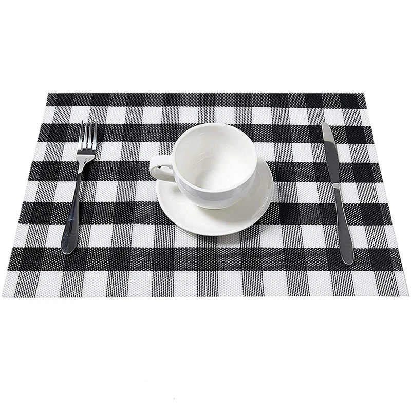 Новинка коврики для стола набор столовых приборов из 8 нескользящих моющихся