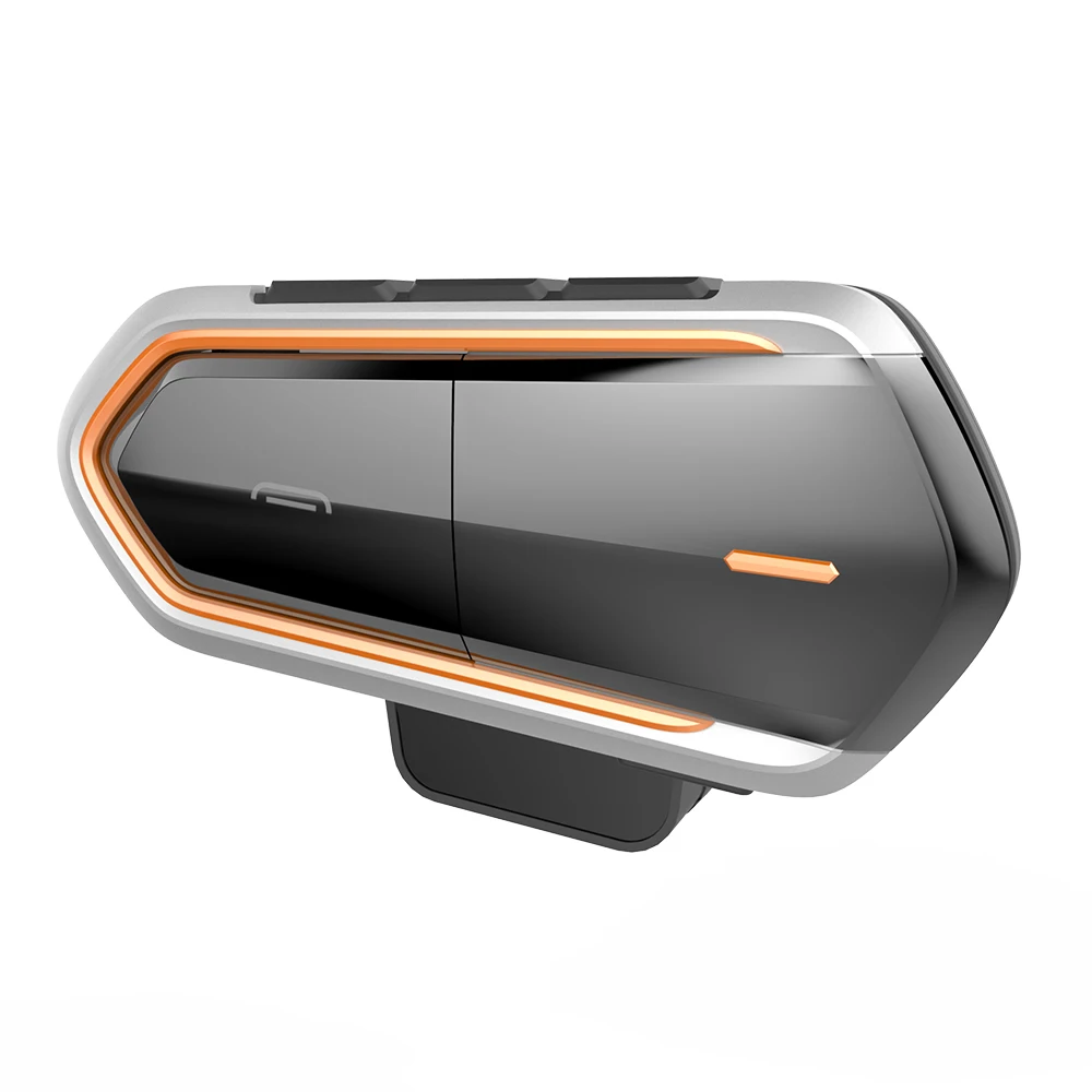 Новейшая Водонепроницаемая гарнитура QTBE6 Moto Bluetooth с FM беспроводной для внутренней связи в мотоциклетном шлеме