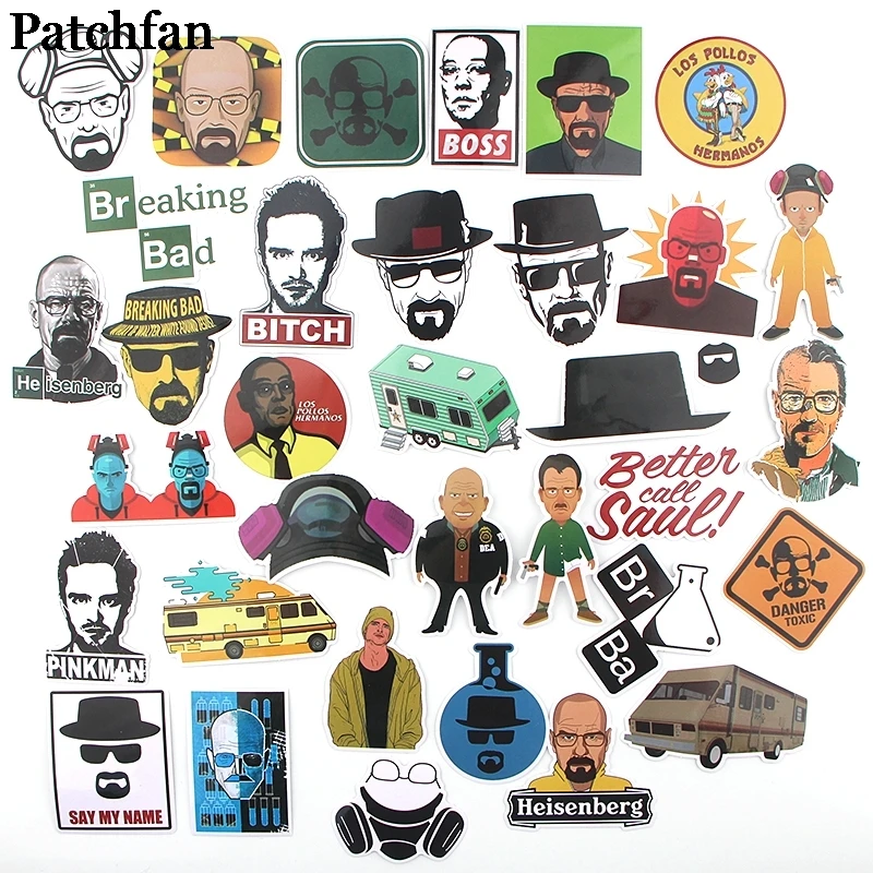 12 компл./лот Patchfan 34 шт./компл. разбивая плохой мультфильм забавные наклейки пакеты письмо креативный стиль DIY телефон Скрапбукинг альбом A2303