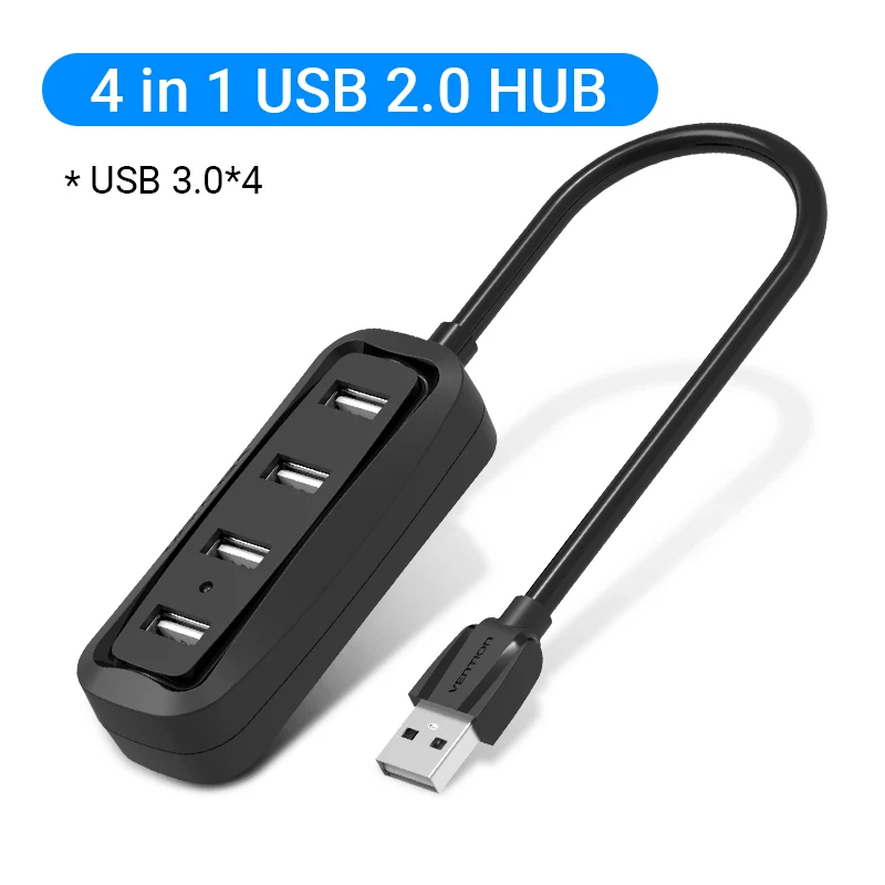 4 Port USB 3.0 Hub Multi Splitter Expansion Fast Speed Desktop PC Laptop Adapter - Picture 13 of 18