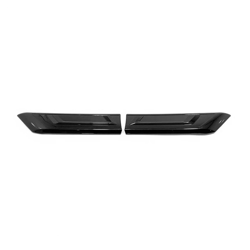 Black Высокое качество ABS хром для Toyota RAV4 аксессуары для автомобиля Передняя Решетка ограждения Декоративная полоса крышка отделка автомобиля Стайлинг 2 шт - Цвет: Black