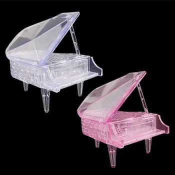 

3D Crystal Piano Puzzle with Light /Music Home Table Decoration Adult Children's Intellective Learning Toys