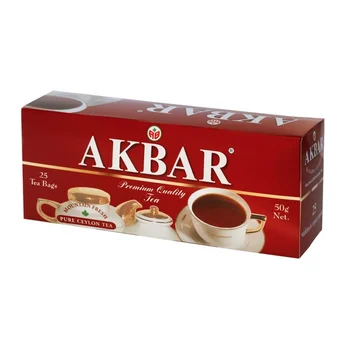 

Tea Akbar "Red & White", Black, 25 bags
