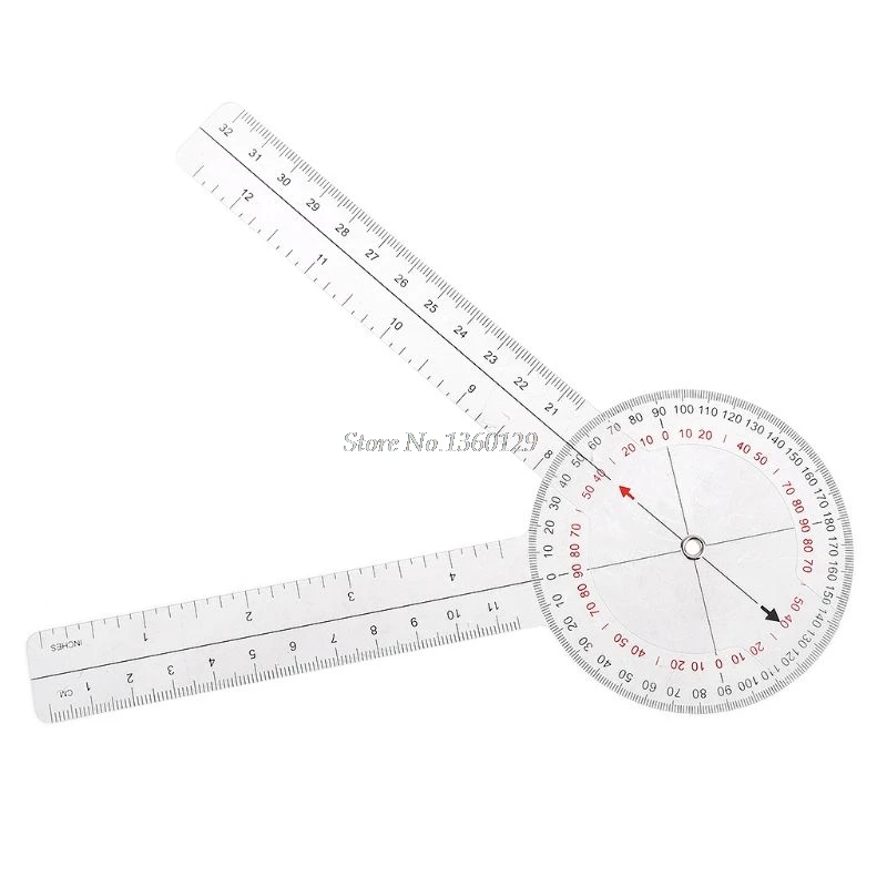NAYY Practical Goniometer Joint Ruler Calibrated Orthopedics Angle Rule 13inch 33cm Ruler Tools NAYY Practical Goniometer Joint Ruler Calibrated Orthopedics Angle Rule 13inch 33cm Ruler Tools