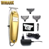 WMARK NG-2022 All-metal cord/cordless detail triimer with T-blade detailer USB charge 1400mAh high speed motor ► Photo 2/5