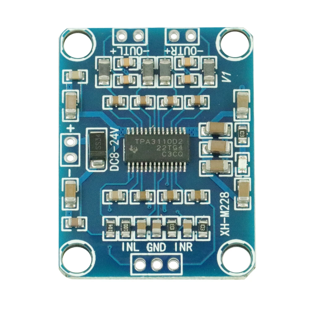 1 шт. TPA3110 2X15 Вт Цифровой аудио Стере модуль усилителя доска мини бинауральные