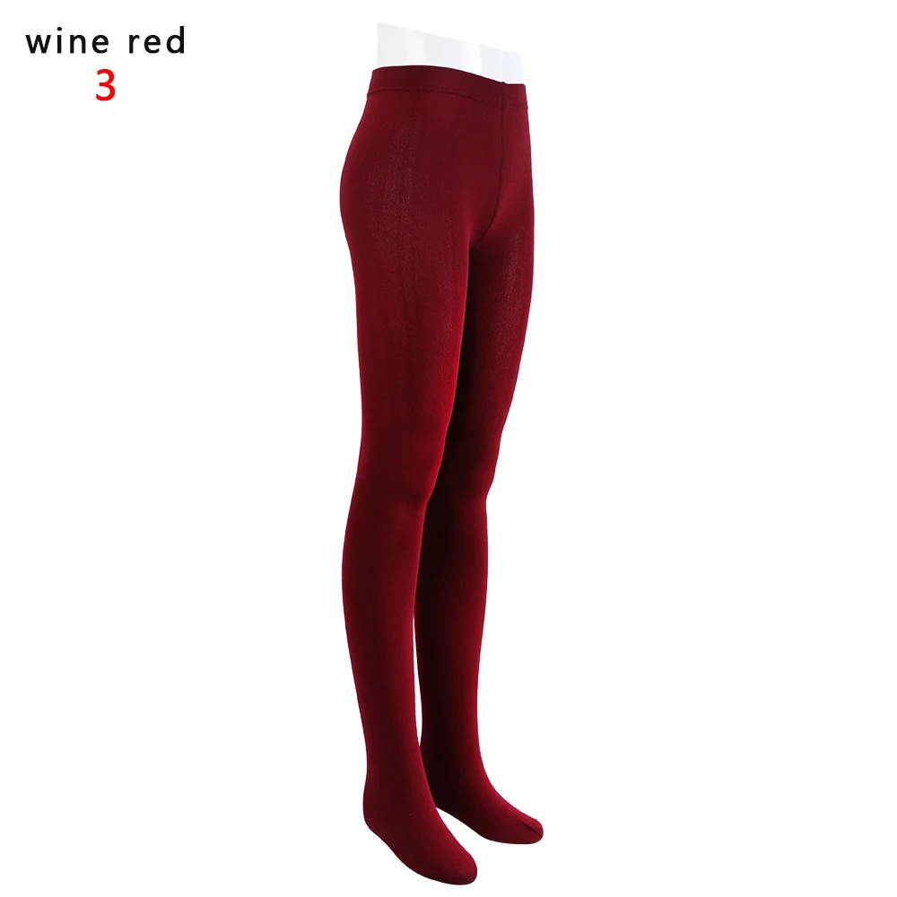wine red 03 5 цветов, 3 вида стилей, женские Модные Цветные супер теплые сексуальные колготки, бархатные бесшовные колготки, зимние теплые классические плотные колготки - Цвет: wine red 03