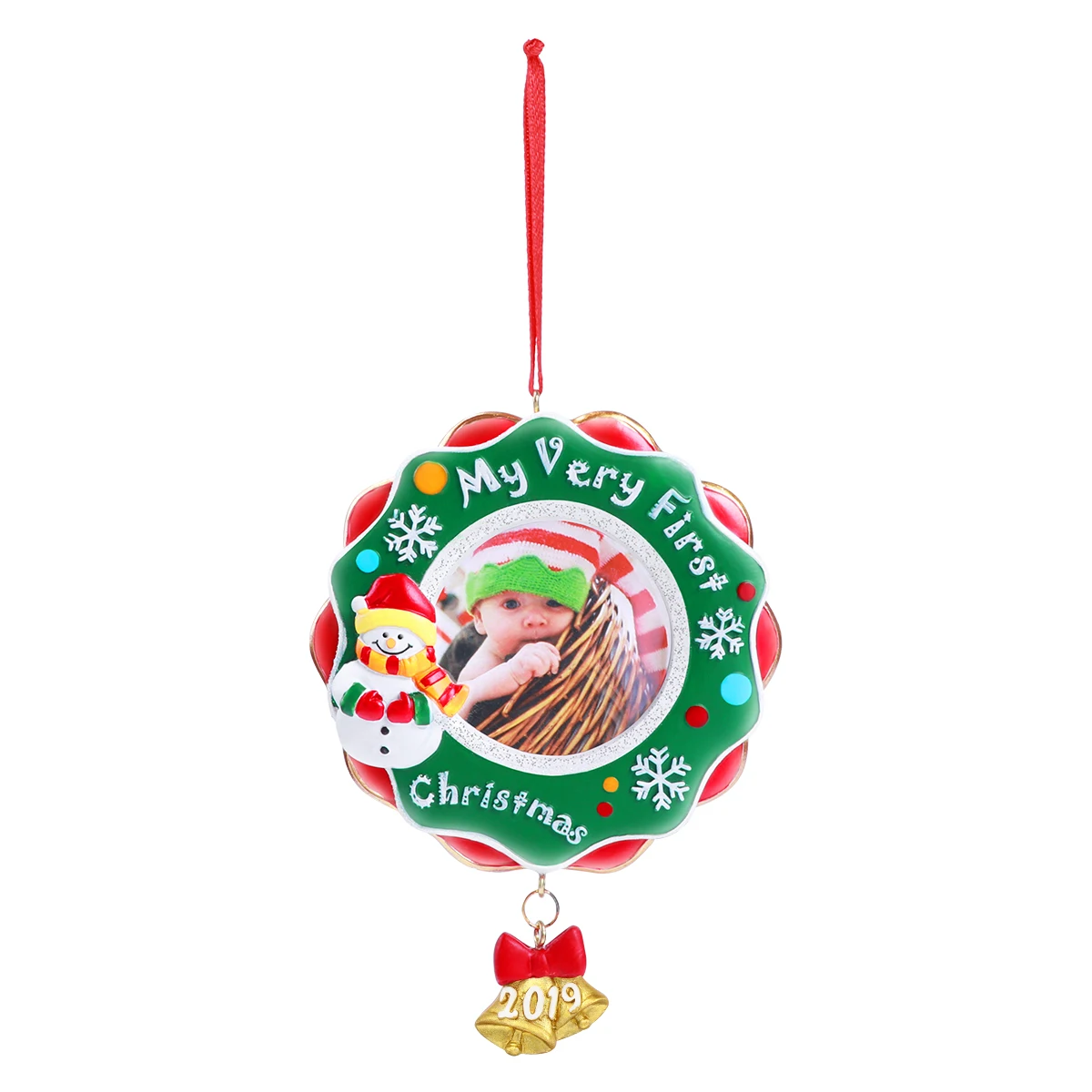 

Christmas Picture Frame My Very First Frame Christmas 2019 Photo Frame Christmas Tree Ornaments for Newborn Baby Decorations