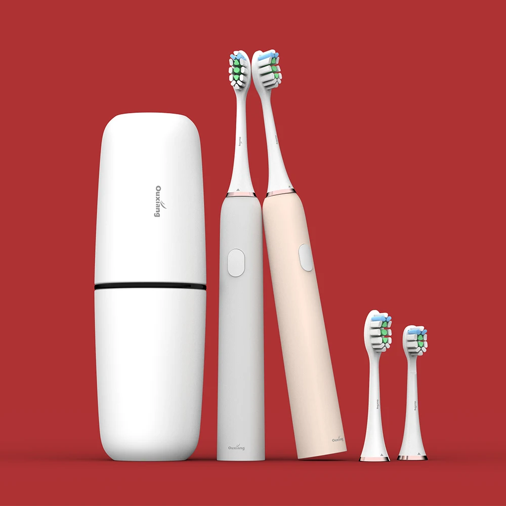 Новая перезаряжаемая электрическая зубная щетка с коробкой для хранения, Автоматическая Беспроводная зарядка, ультразвуковая зубная щетка, электрическая