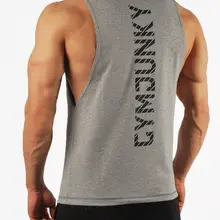 Спортивный Повседневный мужской фитнес для мышц Brothers Running из чистого хлопка, дышащий, облегающий тренировочный жилет без рукавов, поколение жира