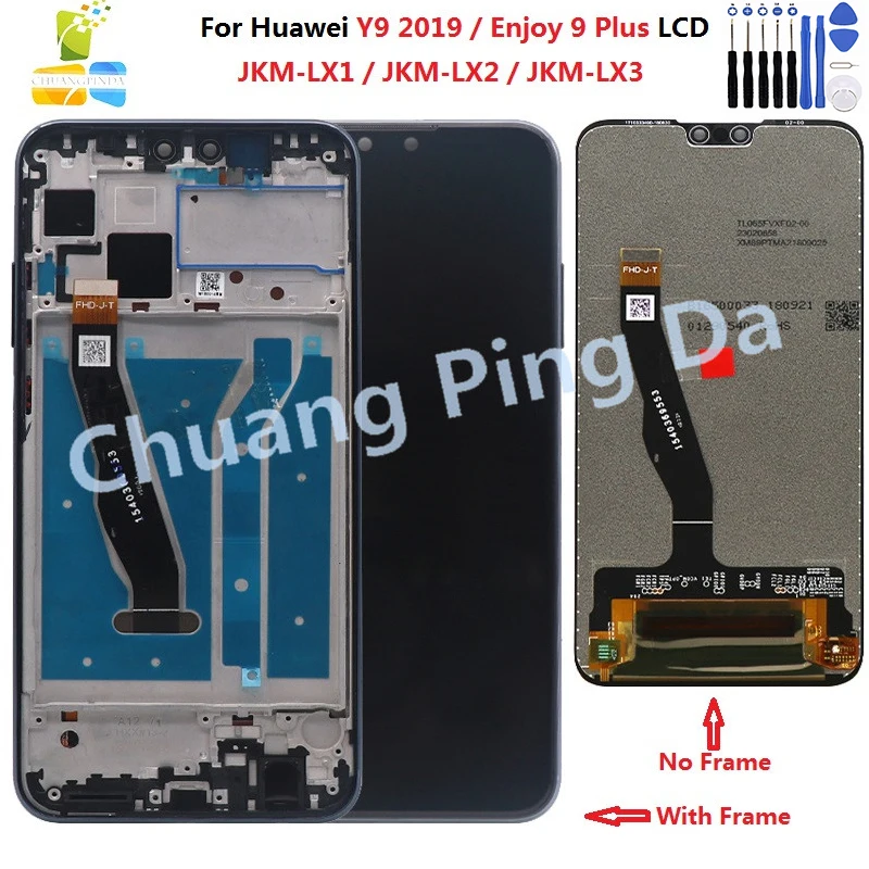 Y92019 ЖК дисплей + сенсорный экран дигитайзер в сборе с рамкой для Huawei Y9 2019 huawei enjoy 9