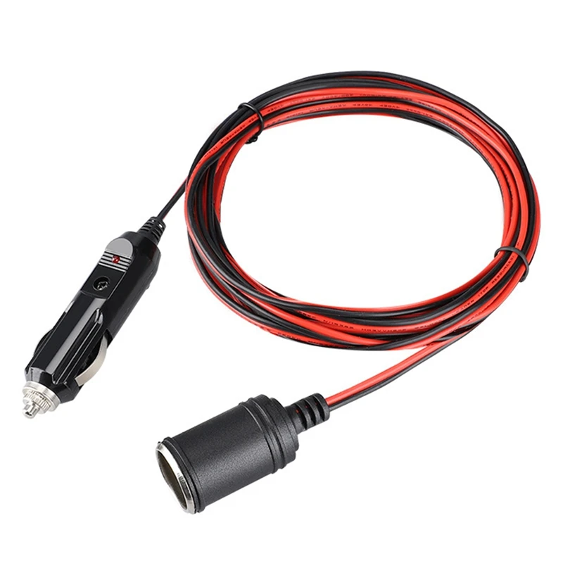 12v 24v 15a Heavy Duty Car Lighter Socket Male Female Extension Cord