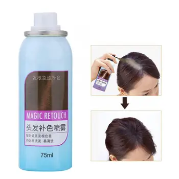 

Temporary Hair Dye 3 Colors 75ml Disposable Nourishing Hair Dye Color Spray Cover White Hair Long Lasting Hair Dye Products
